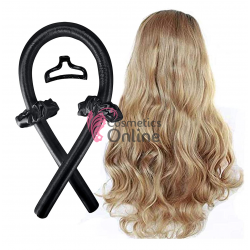 Kit pentru ondulare par din matase cu 2 elastice si clema de prindere - CS020